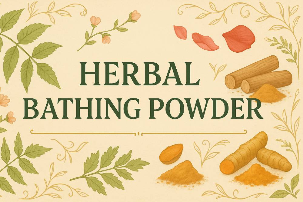 Organic Herbal Bathing Powder